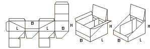 Схема сбора коробки FEFCO07xx код 0716
