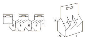 Схема сбора коробки FEFCO07xx код 0717